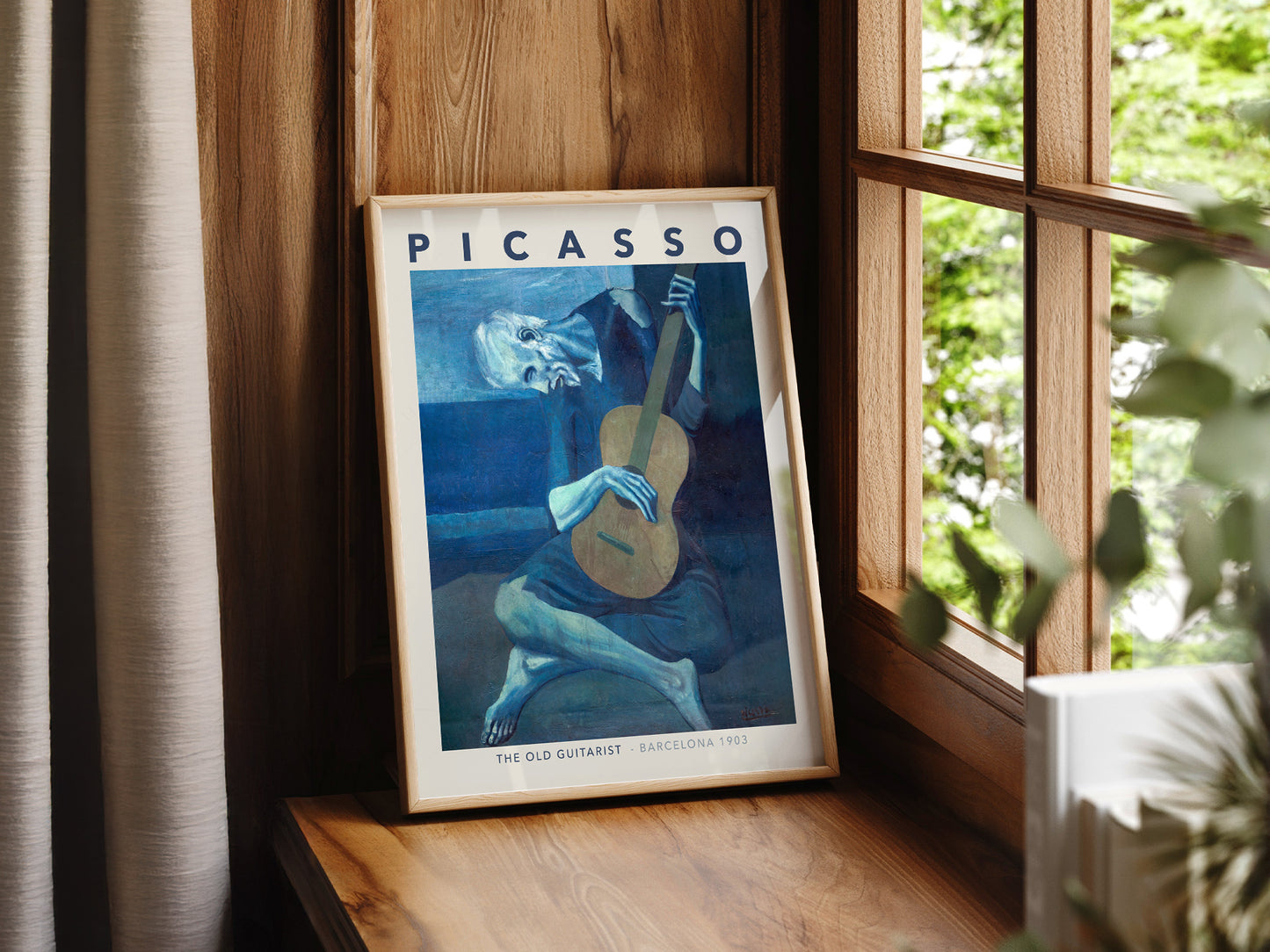 Pablo Picasso Home Decor, Museum Quality Prints, The Old Guitarist