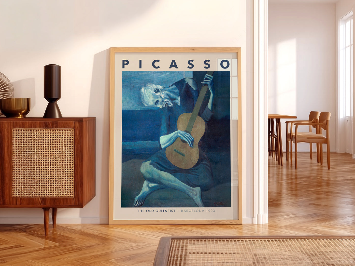 Pablo Picasso Home Decor, Museum Quality Prints, The Old Guitarist