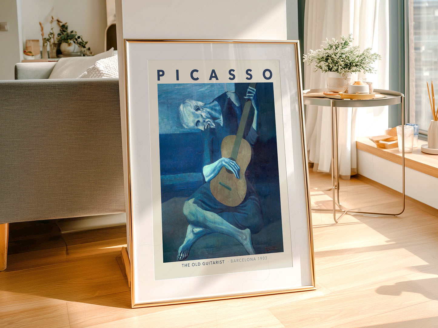 Pablo Picasso Home Decor, Museum Quality Prints, The Old Guitarist