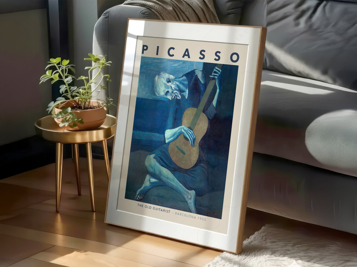 Pablo Picasso Home Decor, Museum Quality Prints, The Old Guitarist