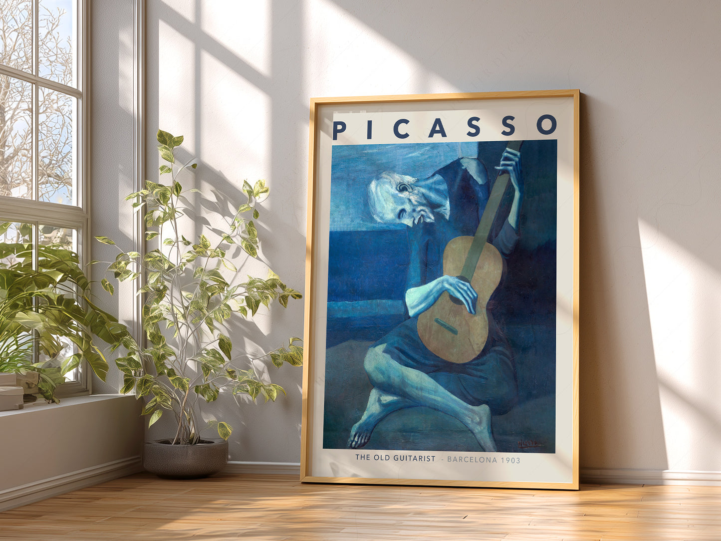 Pablo Picasso Home Decor, Museum Quality Prints, The Old Guitarist