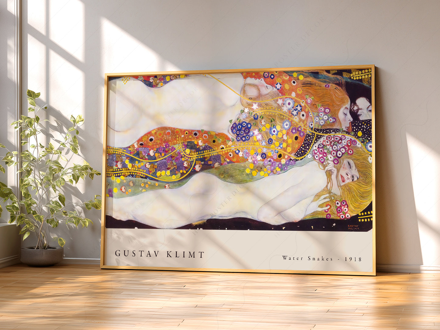 Gustav Klimt, Water Snakes Poster, Fine Art Print