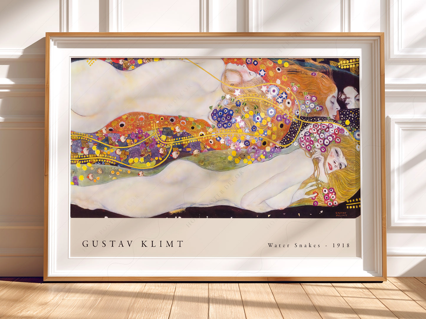 Gustav Klimt, Water Snakes Poster, Fine Art Print