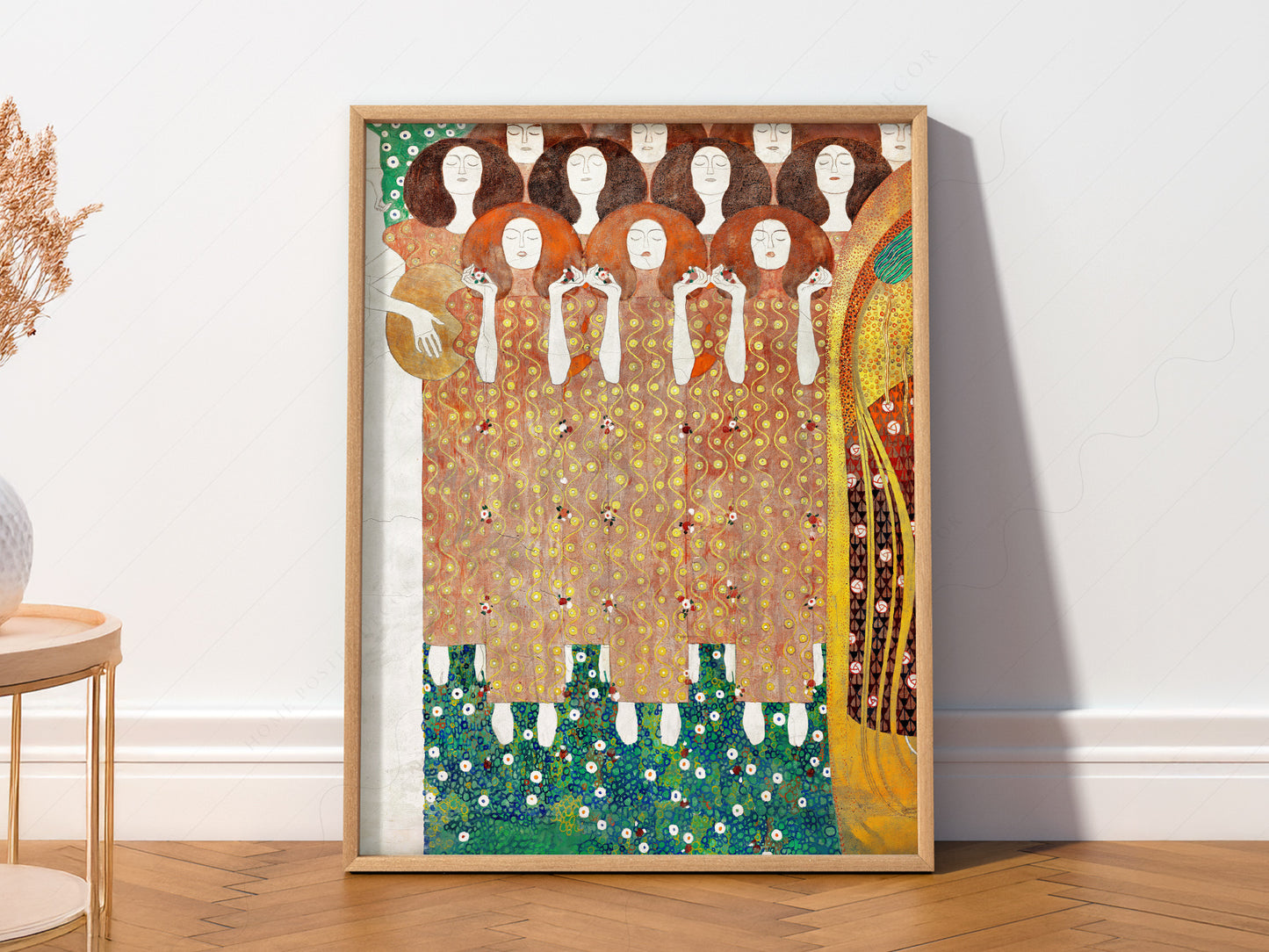 Gustav Klimt Print, Beethoven Frieze Poster, Fine Art Print