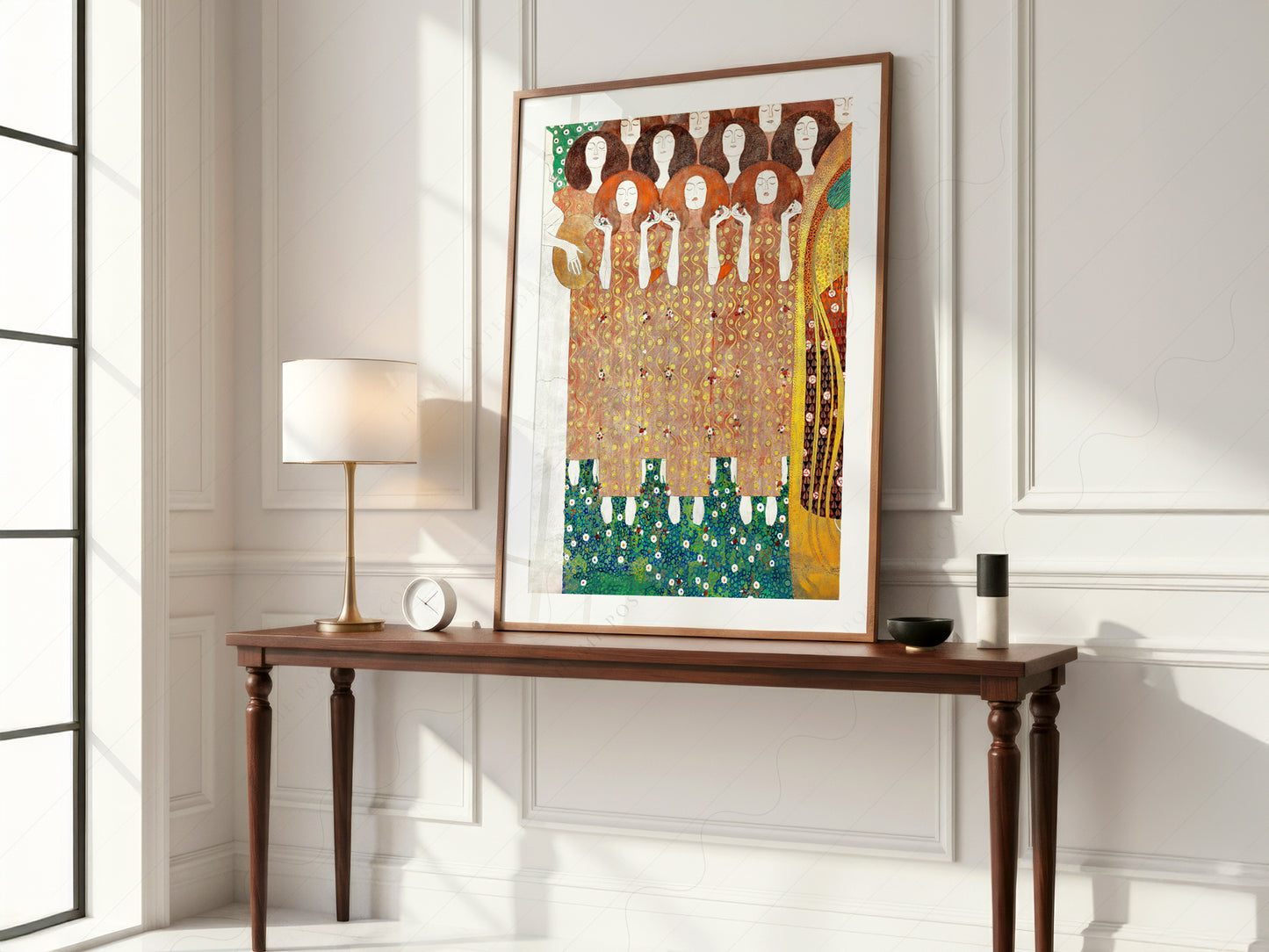 Gustav Klimt Print, Beethoven Frieze Poster, Fine Art Print
