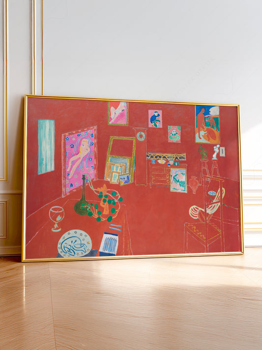 Henri Matisse, The Red Studio, Fine Art Print