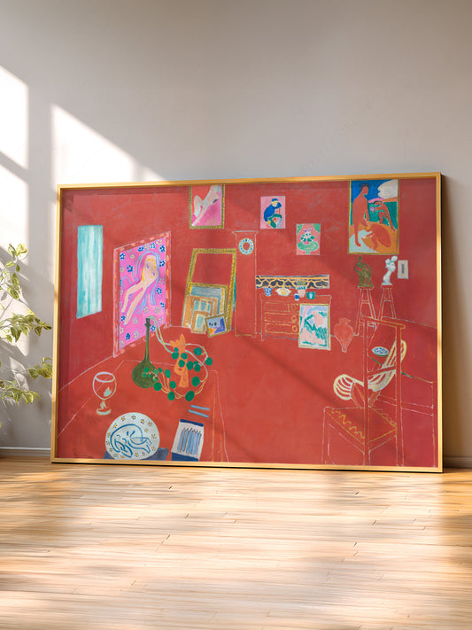 Henri Matisse, The Red Studio, Fine Art Print