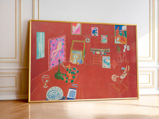 Henri Matisse, The Red Studio, Fine Art Print