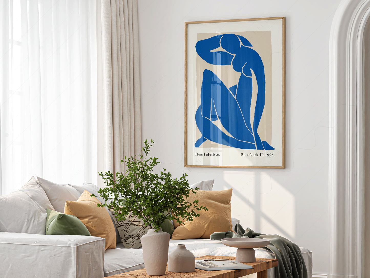 Matisse Poster, Blue Figure II, Nu Bleu Poster