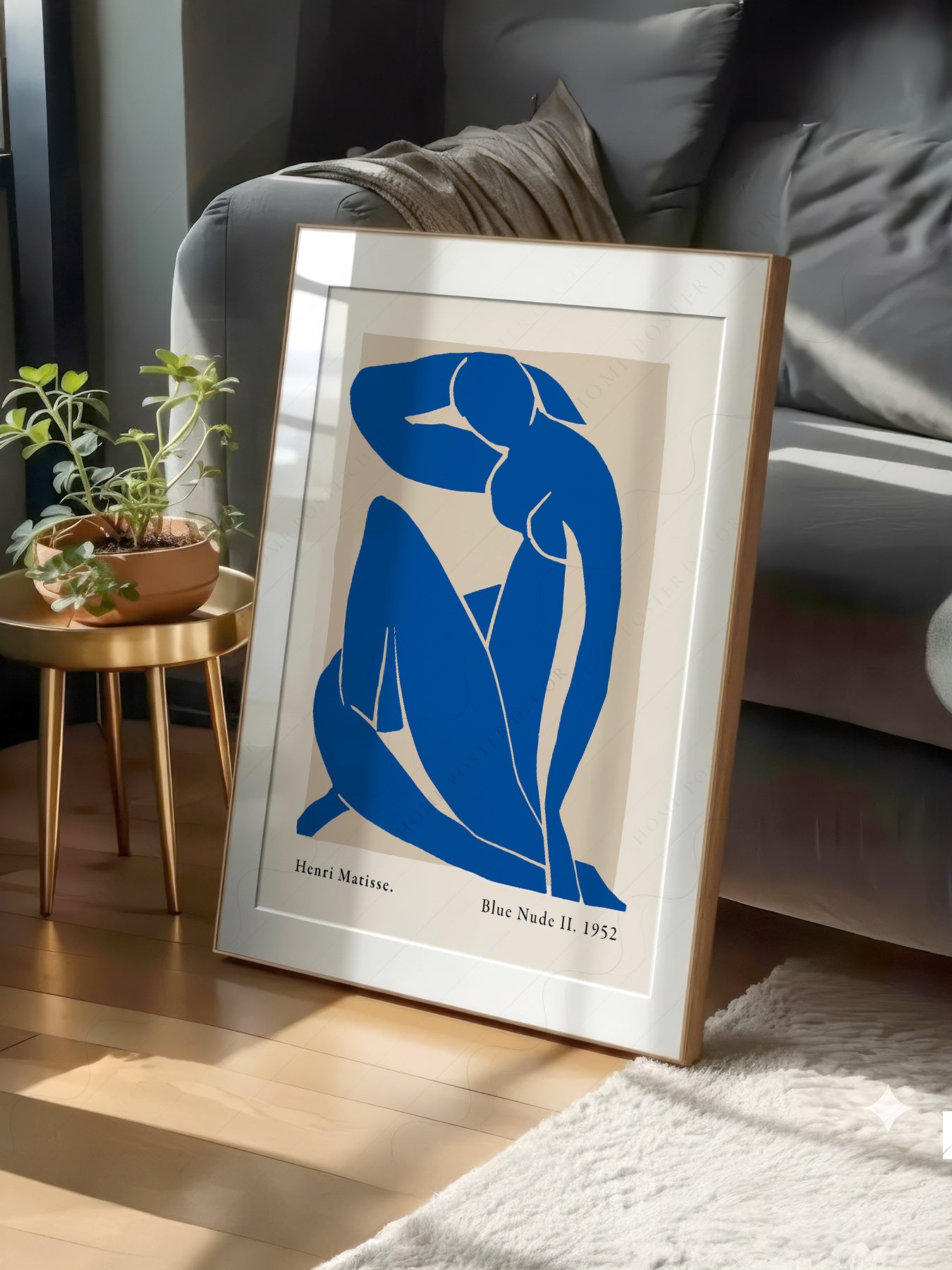 Matisse Poster, Blue Figure II, Nu Bleu Poster