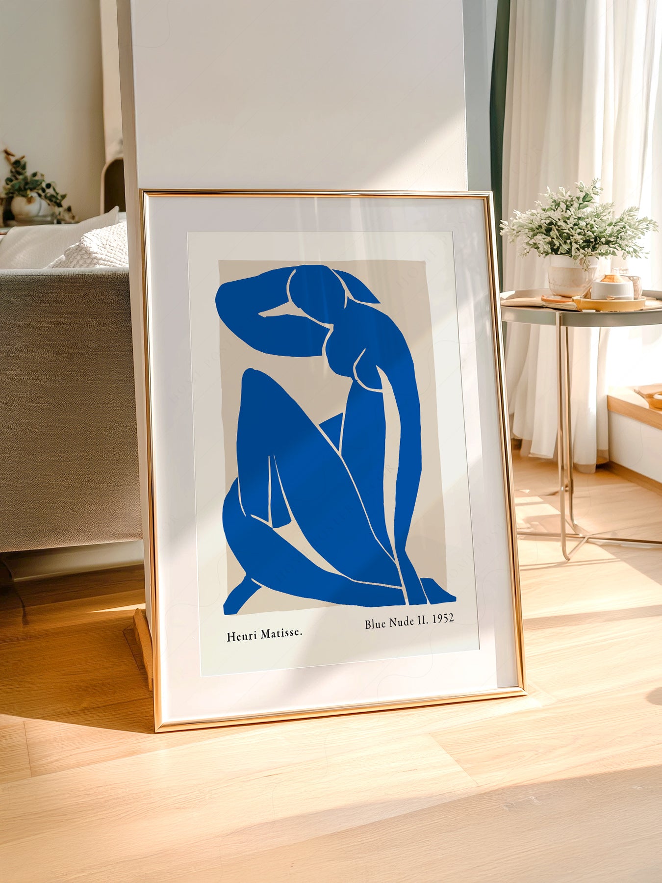 Matisse Poster, Blue Figure II, Nu Bleu Poster