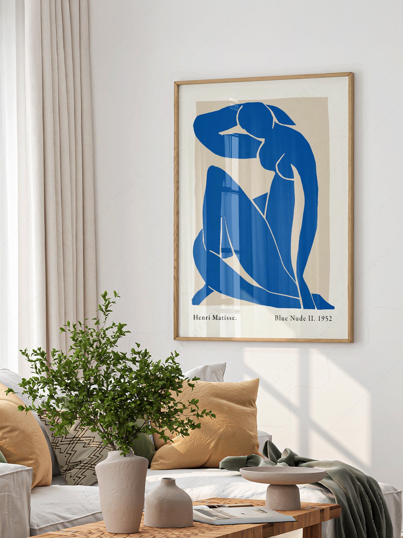 Matisse Poster, Blue Figure II, Nu Bleu Poster