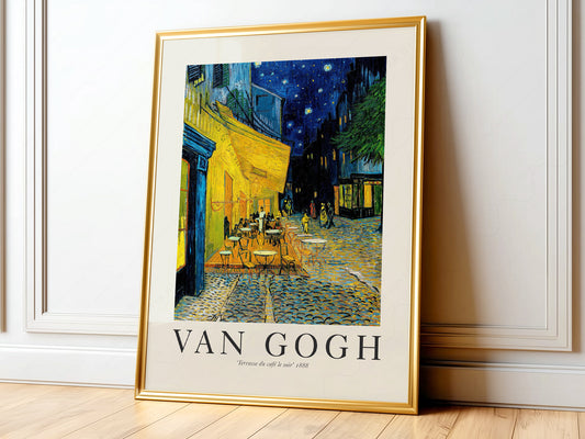 Van Gogh Print, Café Terrace at Night, French Café