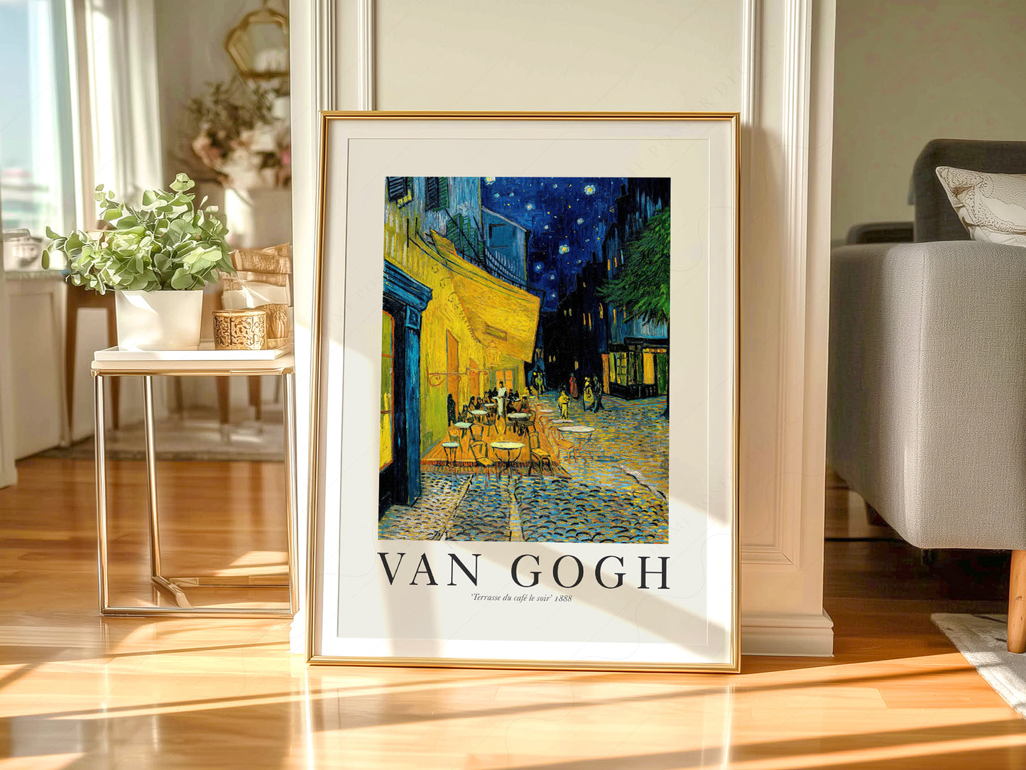 Van Gogh Print, Café Terrace at Night, French Café