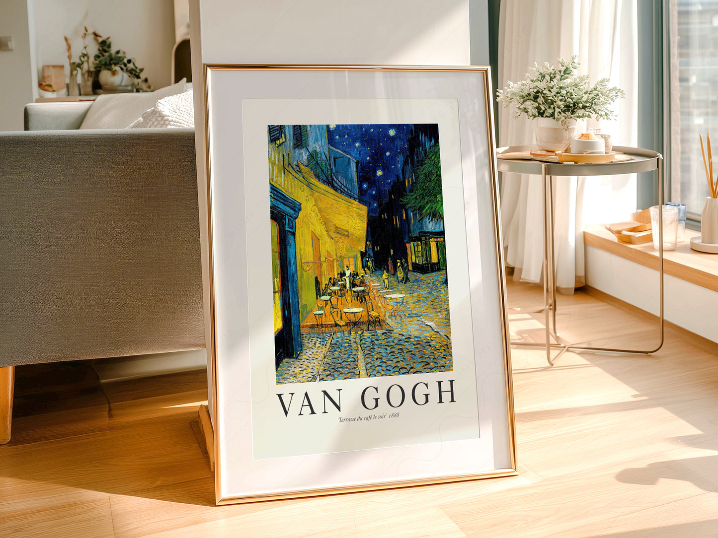 Van Gogh Print, Café Terrace at Night, French Café