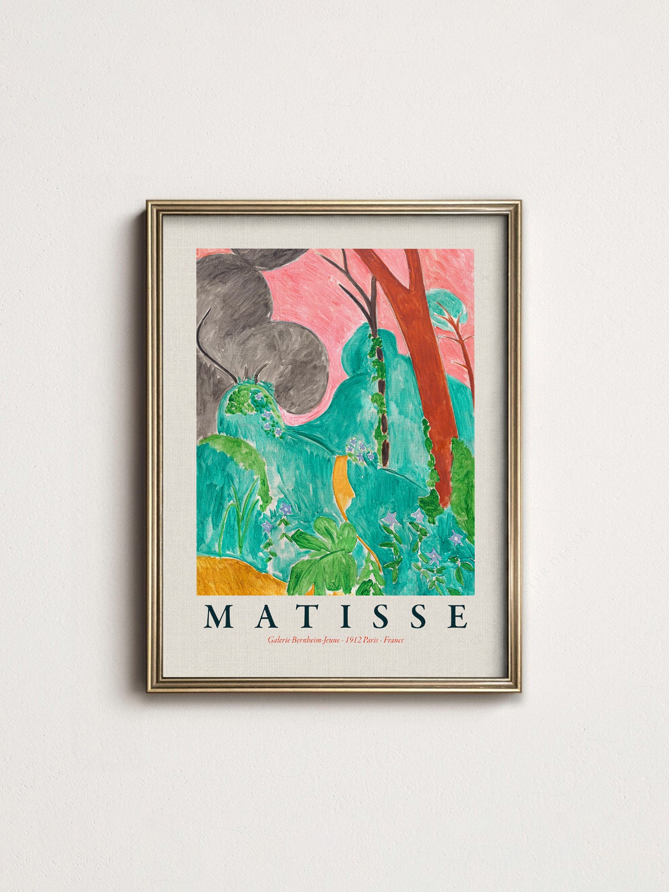 Henri Matisse Moroccan Garden Art Print – Museum Wall Decor Poster
