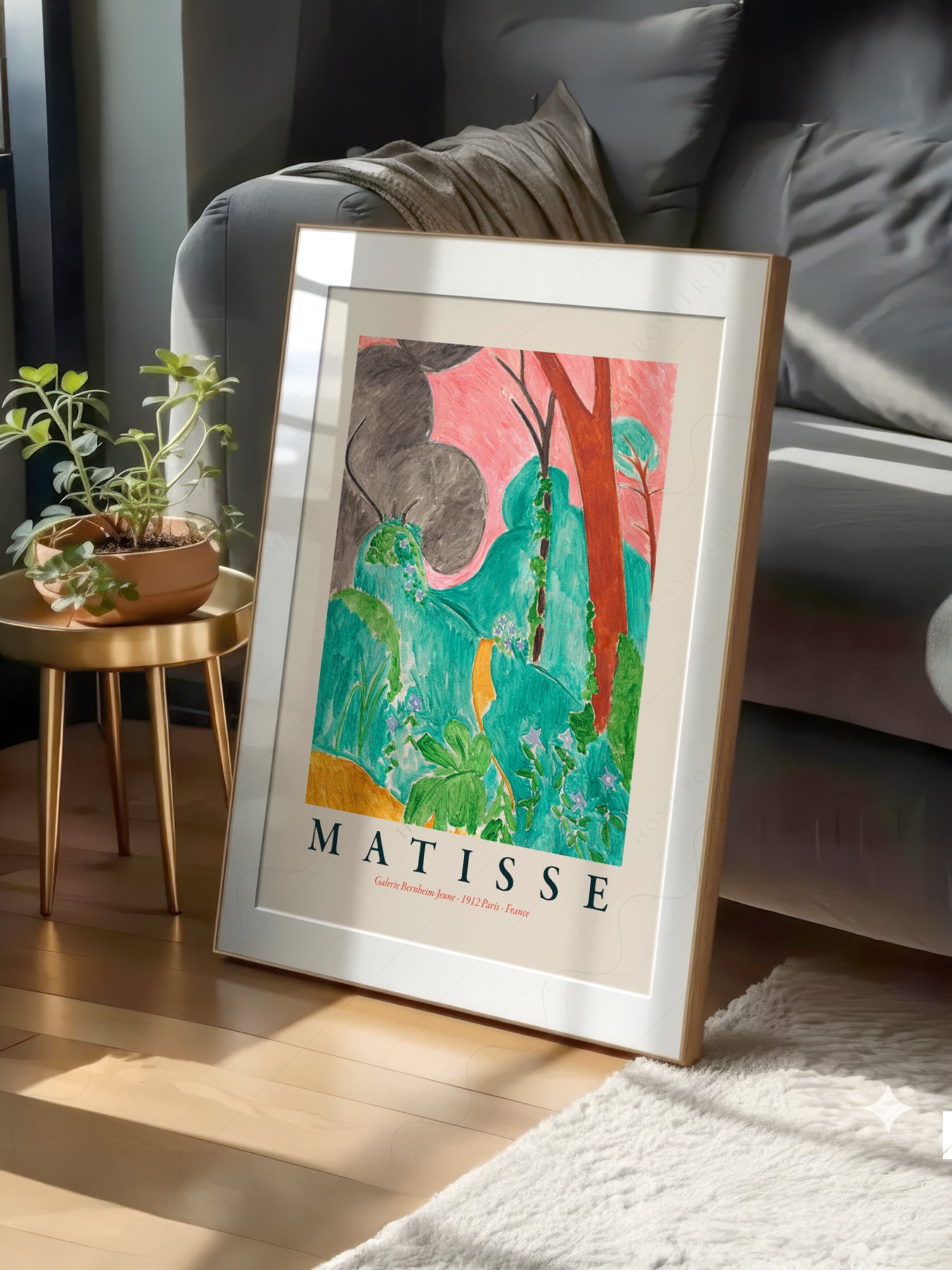 Henri Matisse Moroccan Garden Art Print – Museum Wall Decor Poster