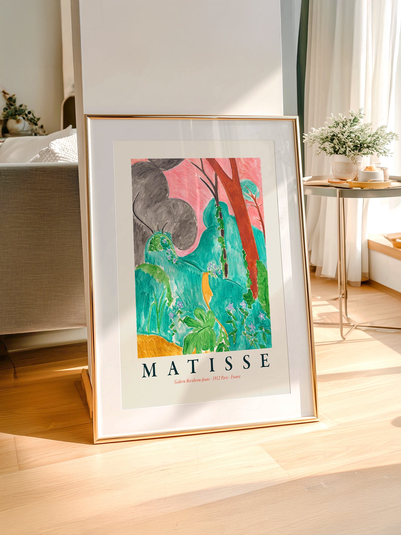 Henri Matisse Moroccan Garden Art Print – Museum Wall Decor Poster