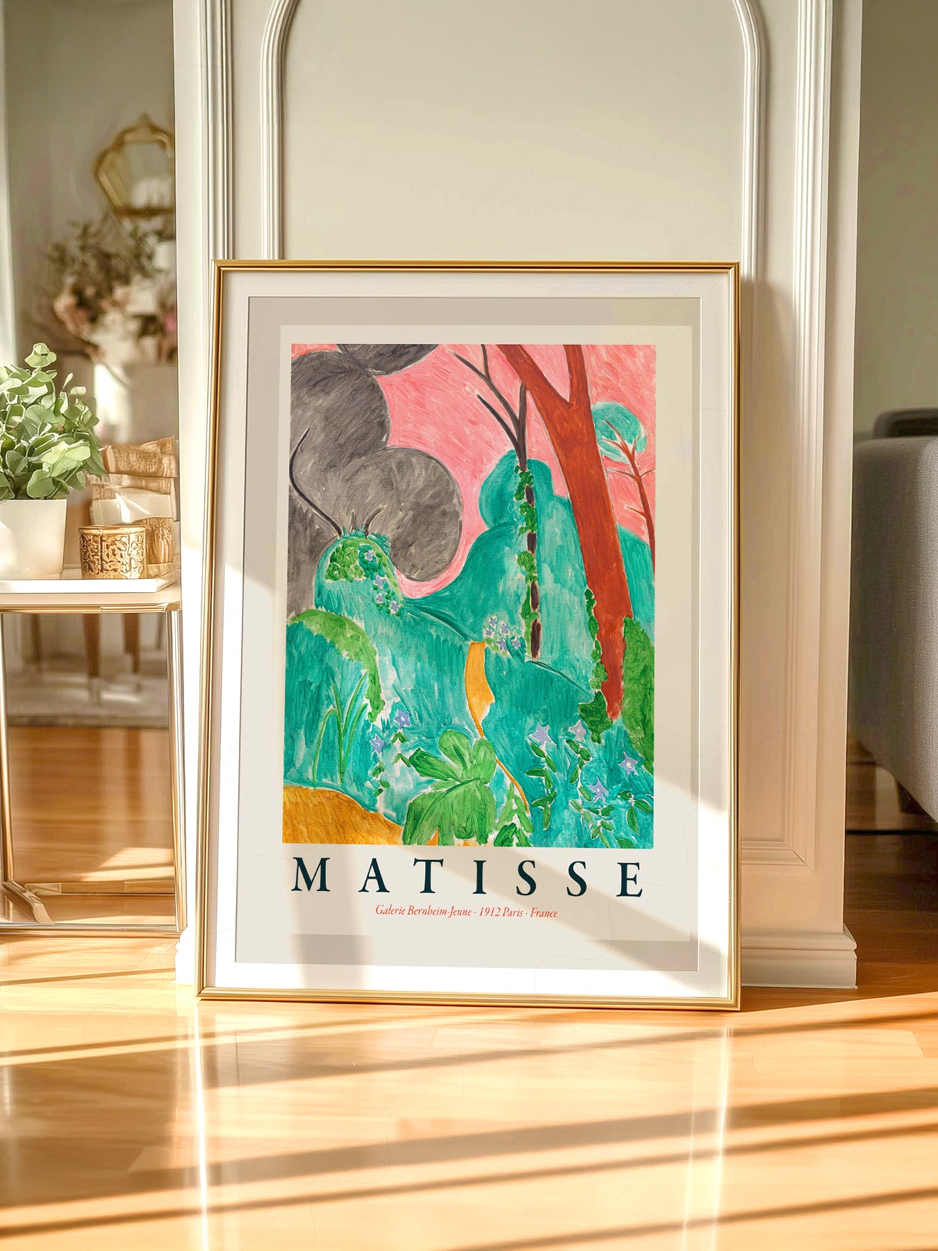 Henri Matisse Moroccan Garden Art Print – Museum Wall Decor Poster