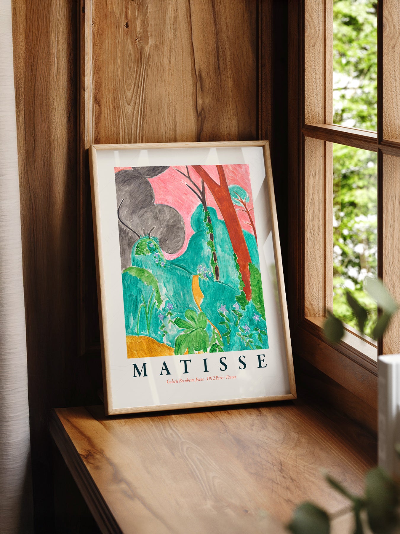 Henri Matisse Moroccan Garden Art Print – Museum Wall Decor Poster