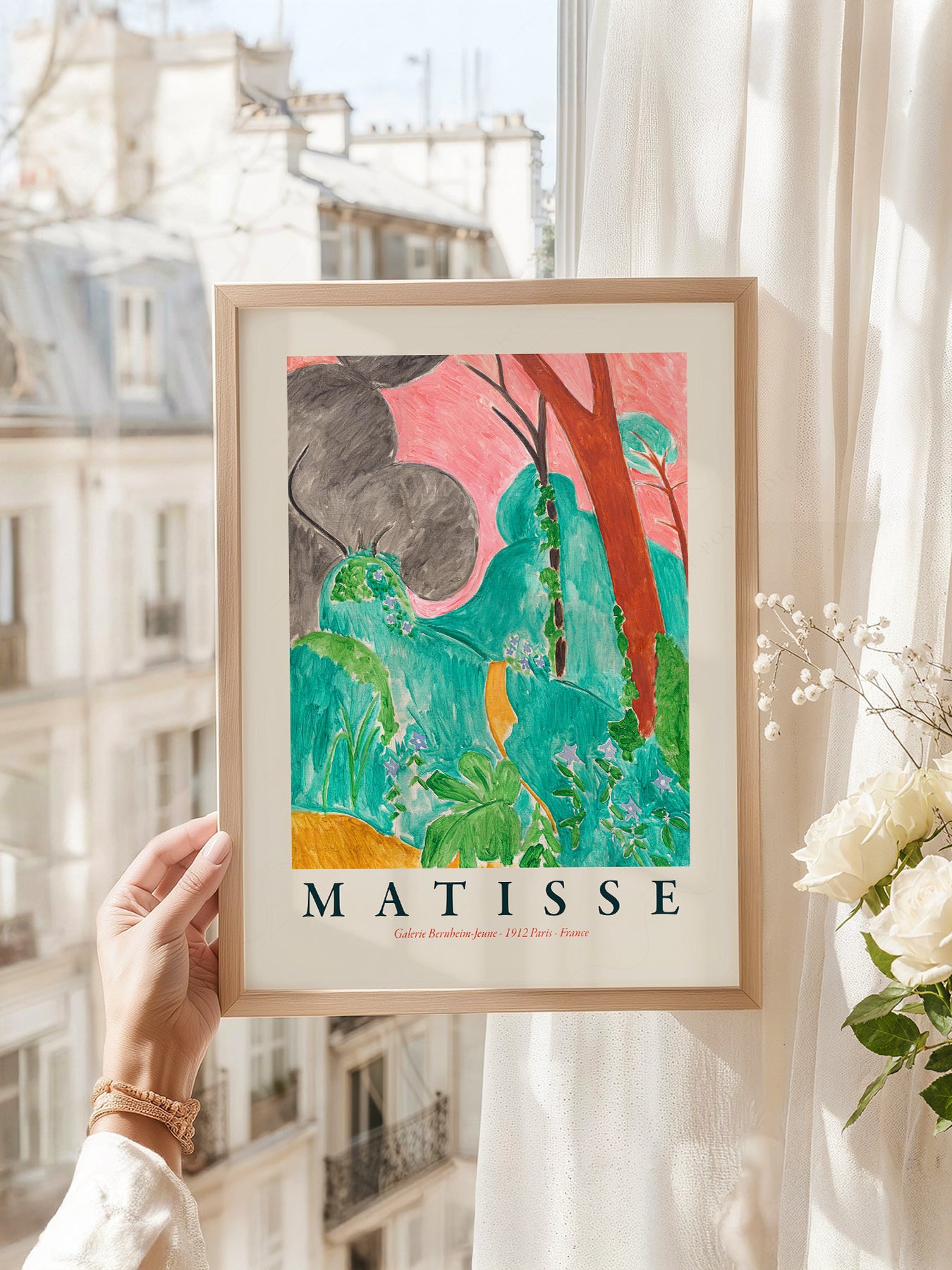 Henri Matisse Moroccan Garden Art Print – Museum Wall Decor Poster