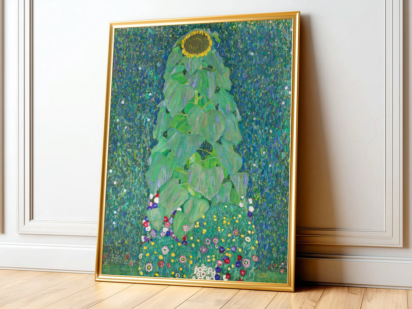Gustav Klimt, Sunflower Print, Fine Art Print