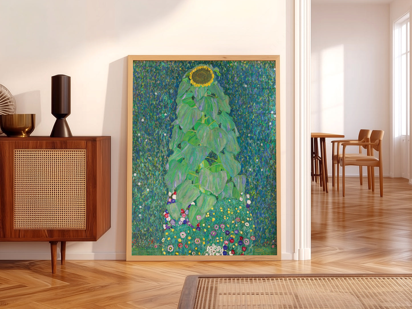 Gustav Klimt, Sunflower Print, Fine Art Print