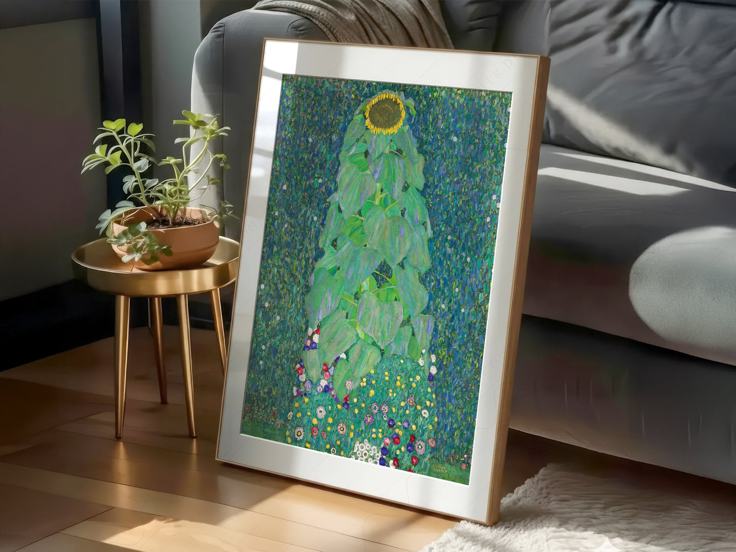 Gustav Klimt, Sunflower Print, Fine Art Print