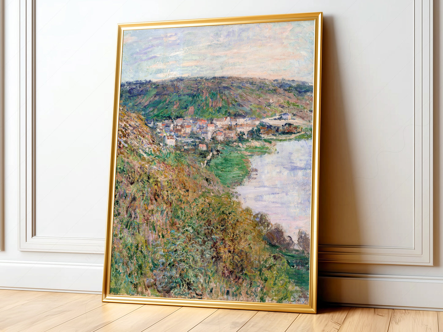 Claude Monet Poster, View of Vétheuil - 1880