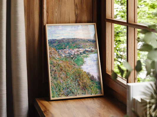Claude Monet Poster, View of Vétheuil - 1880