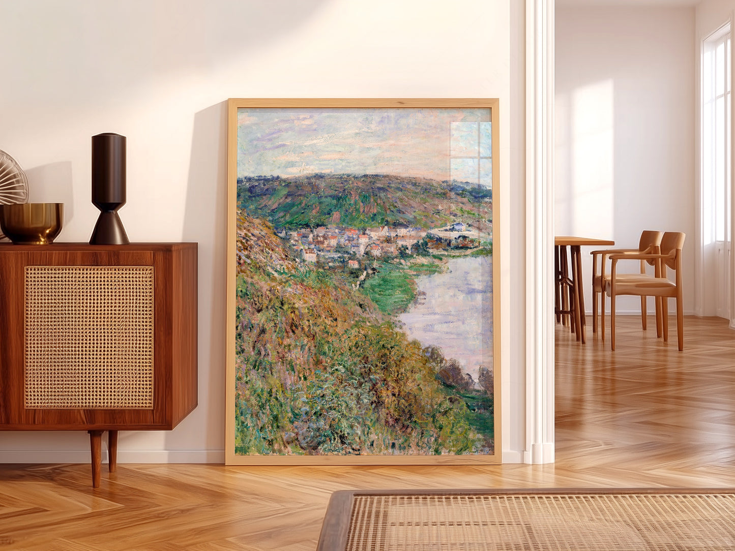 Claude Monet Poster, View of Vétheuil - 1880