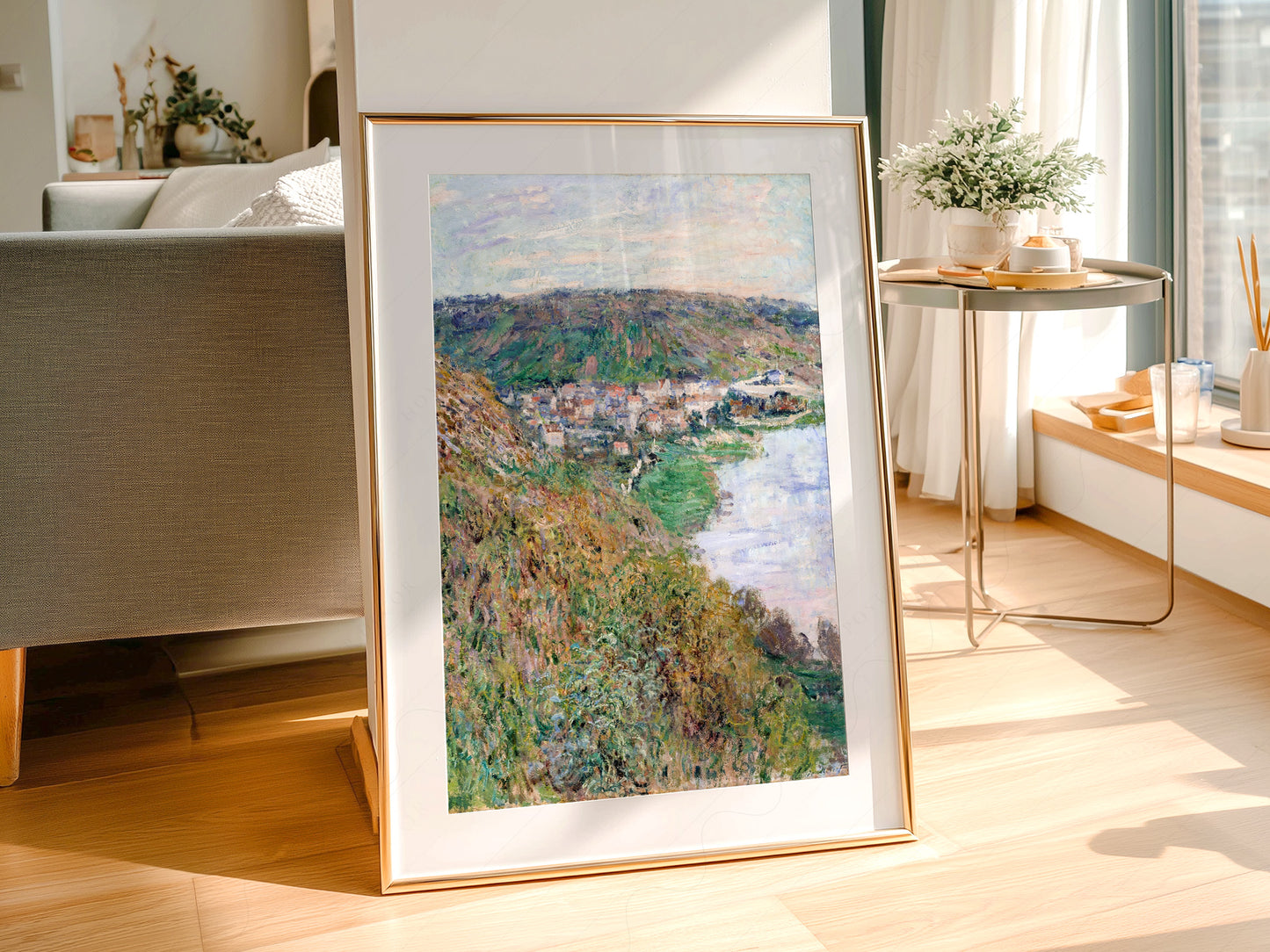 Claude Monet Poster, View of Vétheuil - 1880