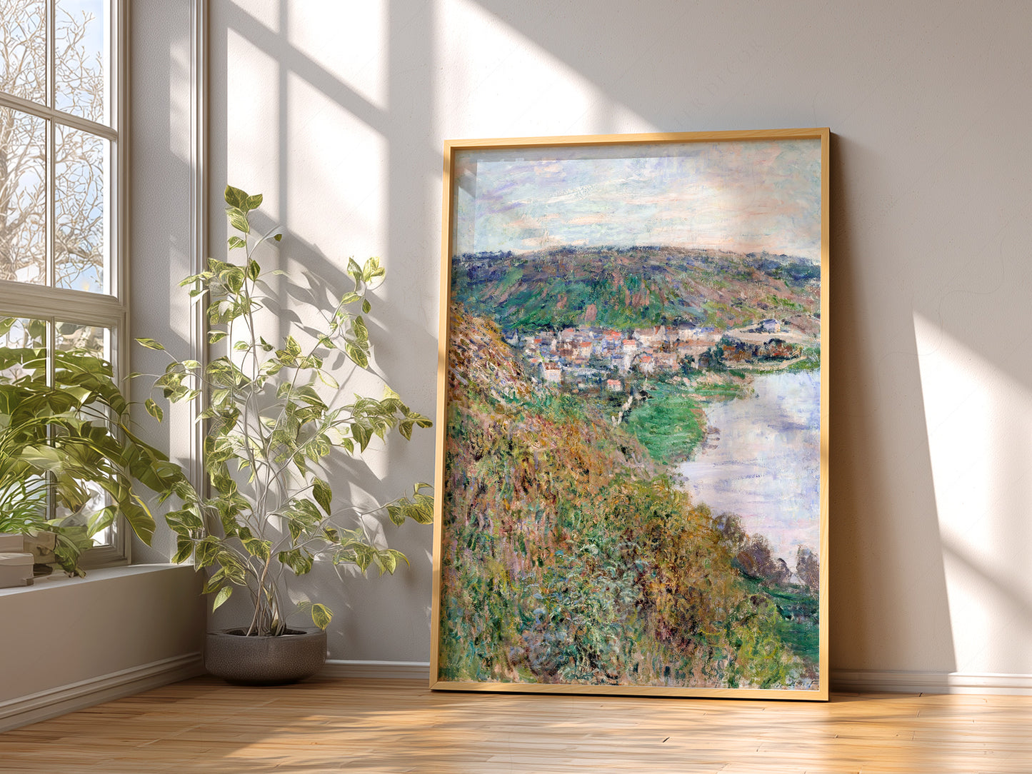 Claude Monet Poster, View of Vétheuil - 1880