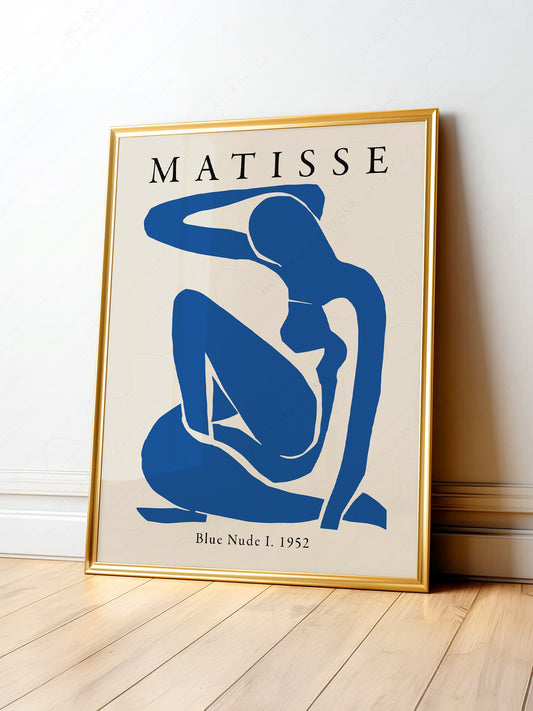 Henri Matisse print, Blue woman