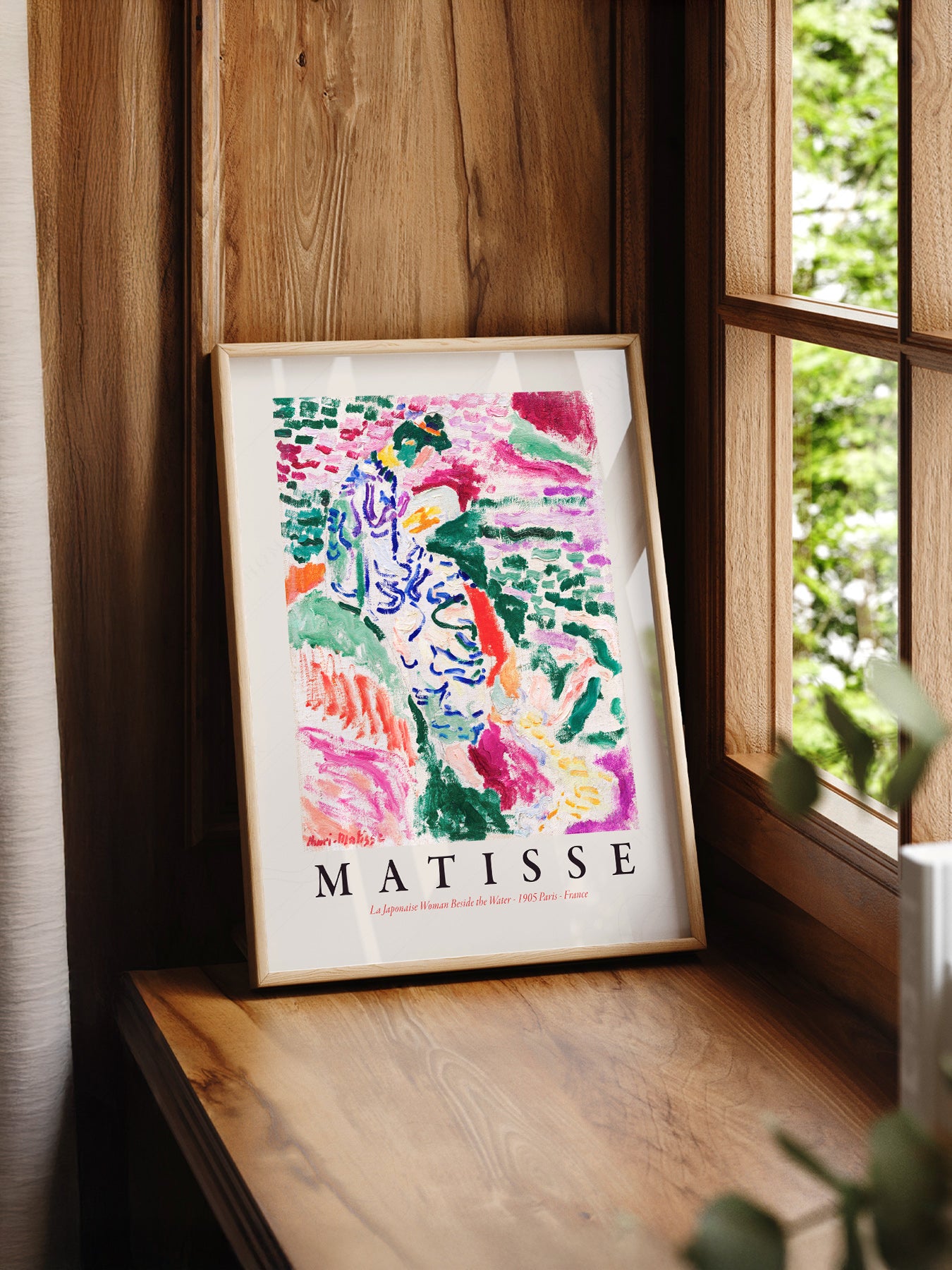 Henri Matisse La Japonaise Woman Beside the Water Print – Museum Art