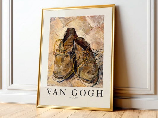 Van Gogh Print, Van Gogh Shoes 1888, Post-Impressionist Still Life