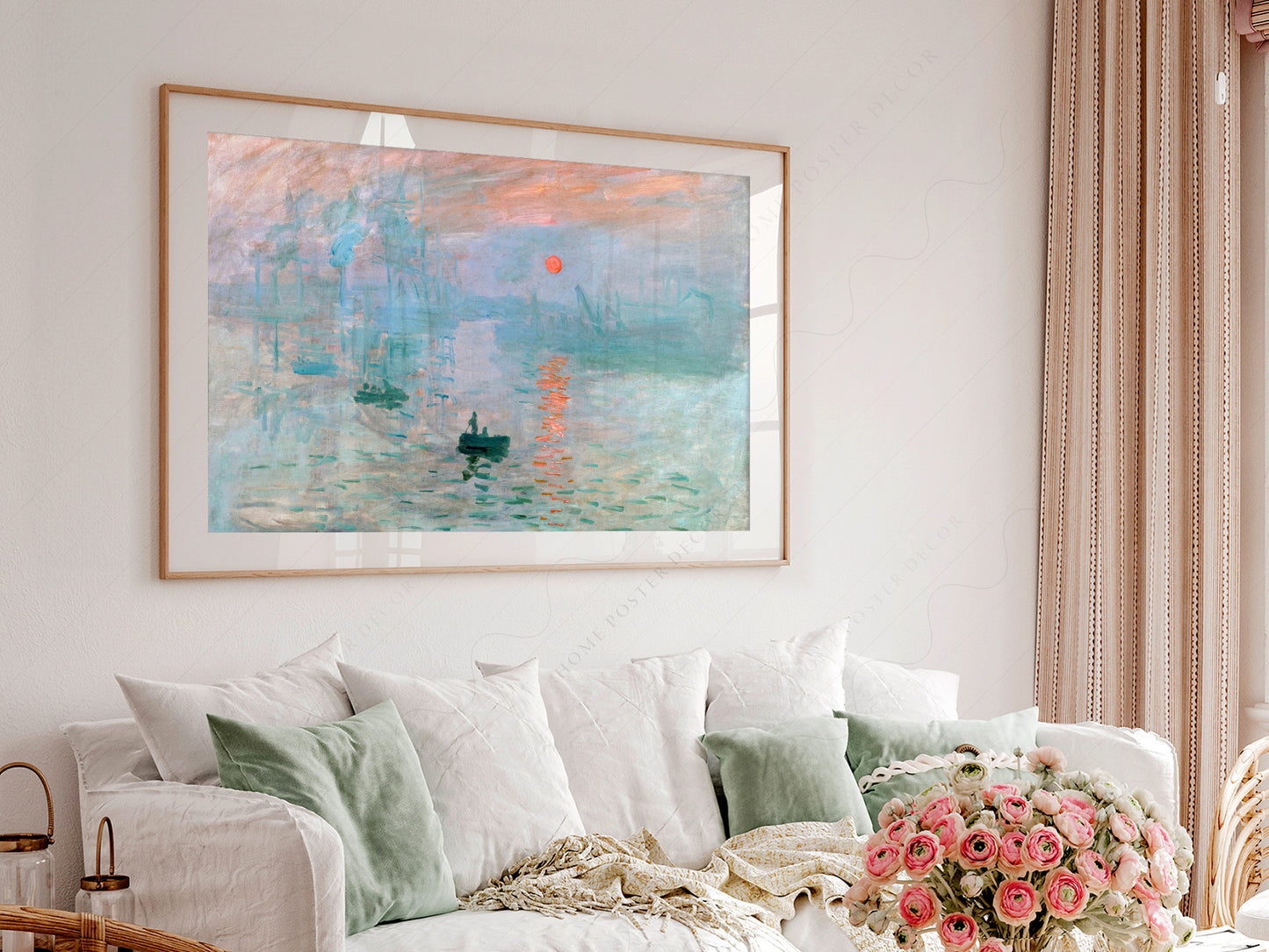 Claude Monet Poster, Impression, Sunrise (1872)