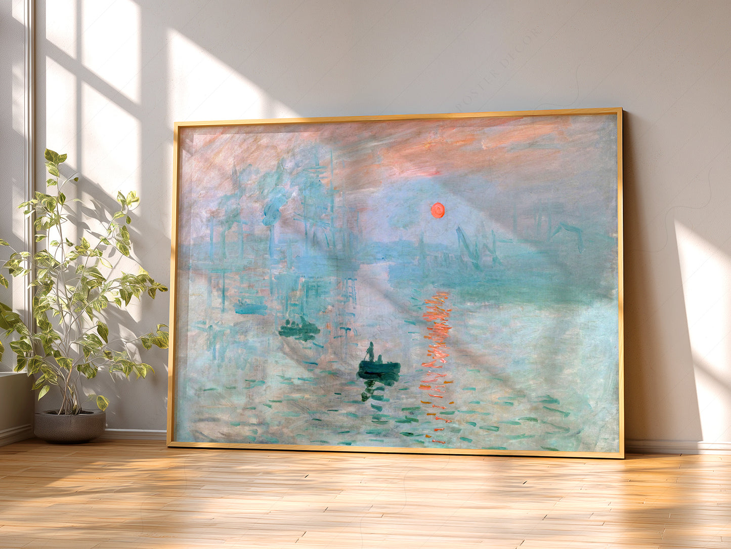 Claude Monet Poster, Impression, Sunrise (1872)