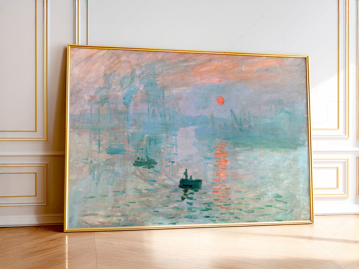 Claude Monet Poster, Impression, Sunrise (1872)