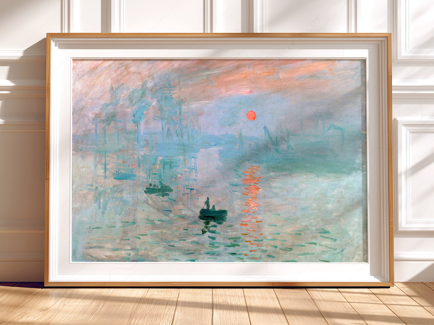 Claude Monet Poster, Impression, Sunrise (1872)