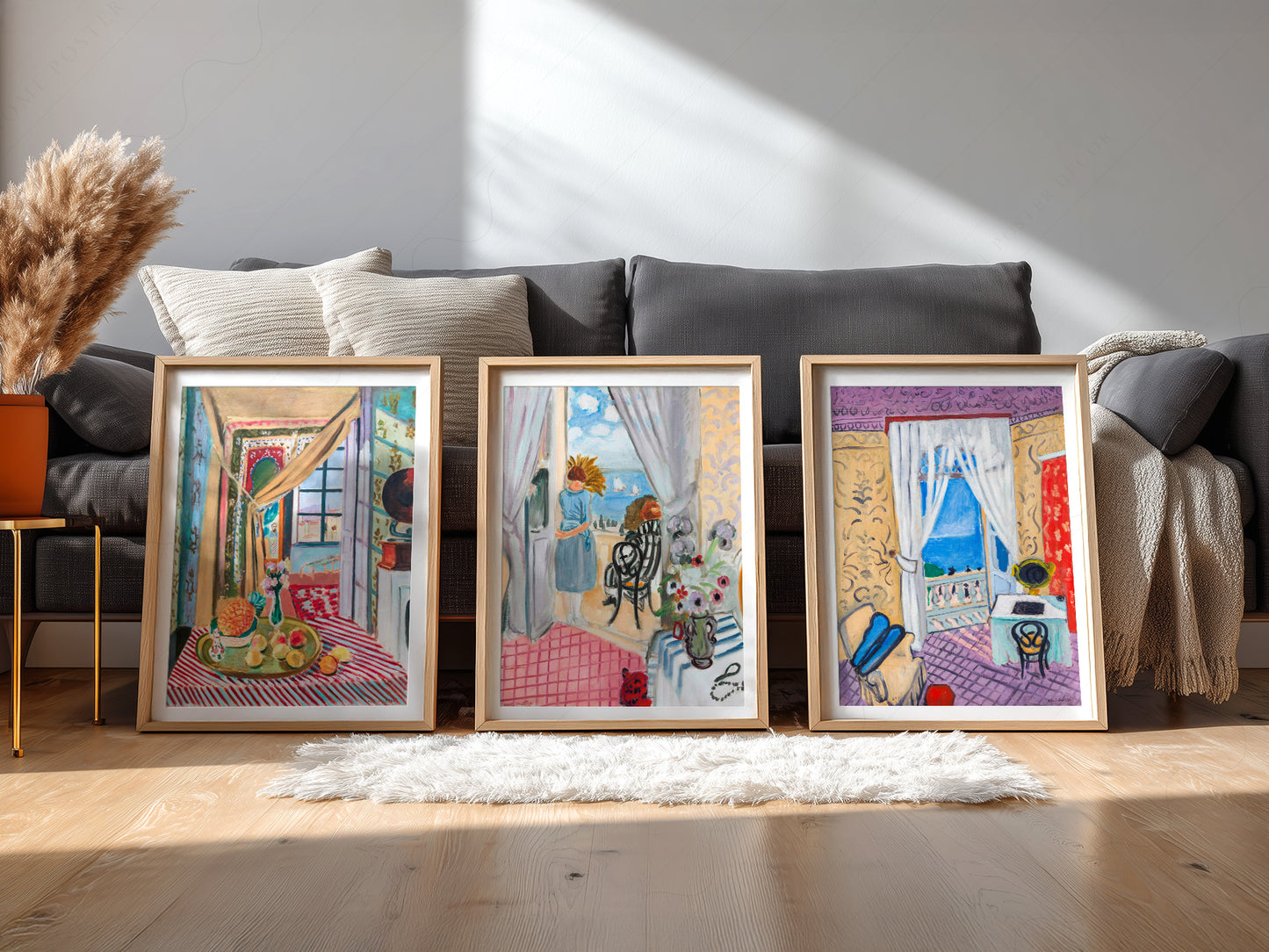 Made-to-order Henri Matisse Set of 3 Prints art print with free worldwide shipping