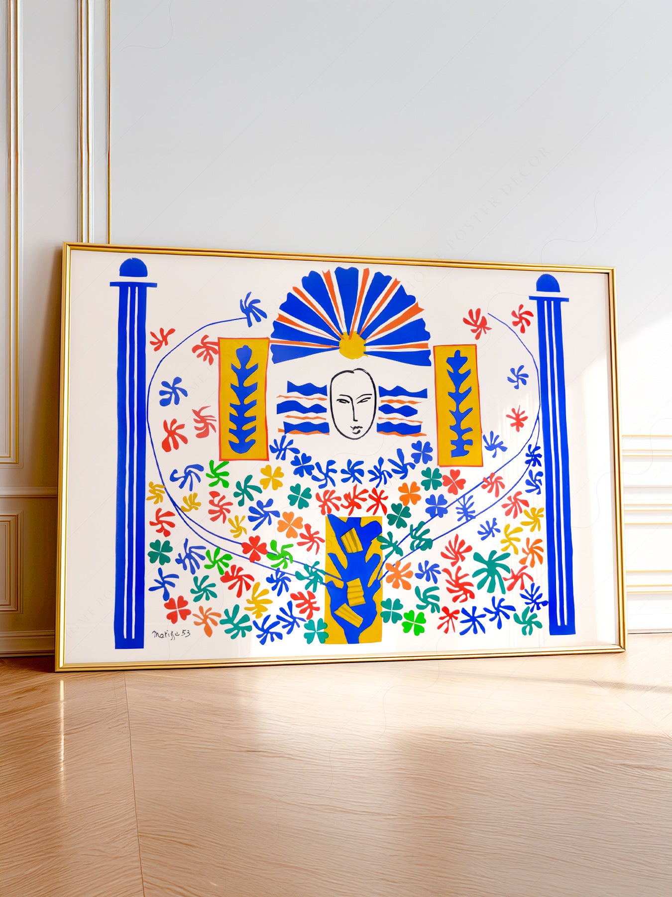 Henri Matisse Apollon Art Print – Colorful Modern Wall Art Poster