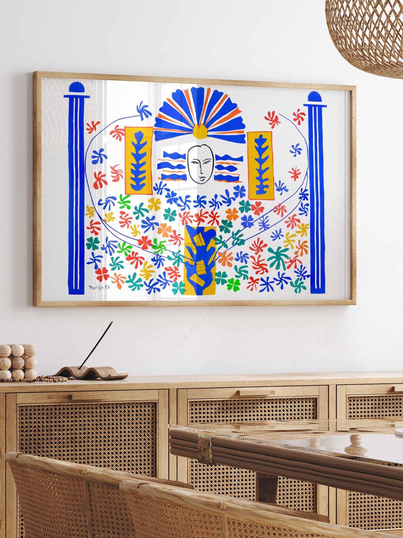 Henri Matisse Apollon Art Print – Colorful Modern Wall Art Poster