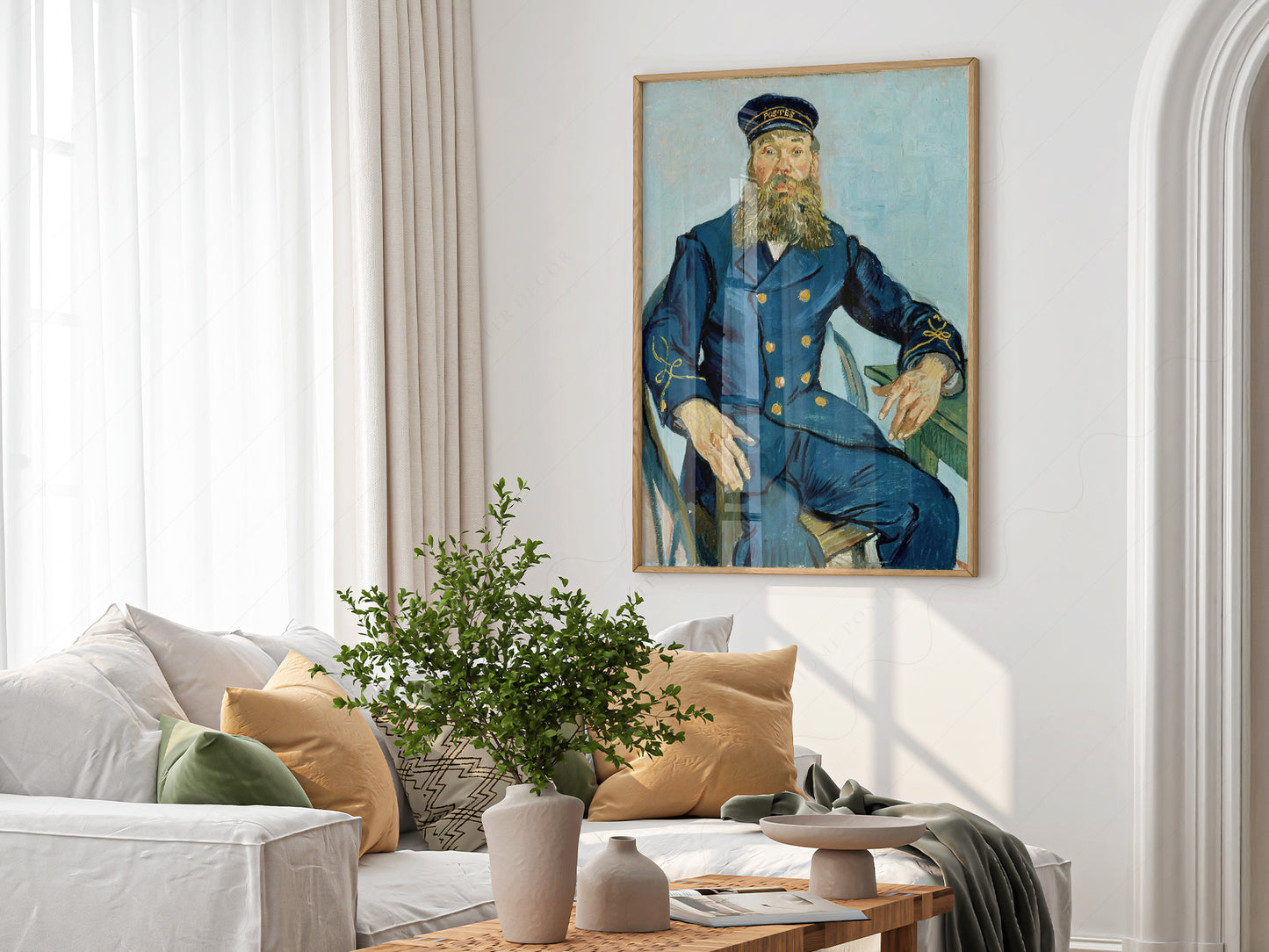 Van Gogh, The Postman Portrait