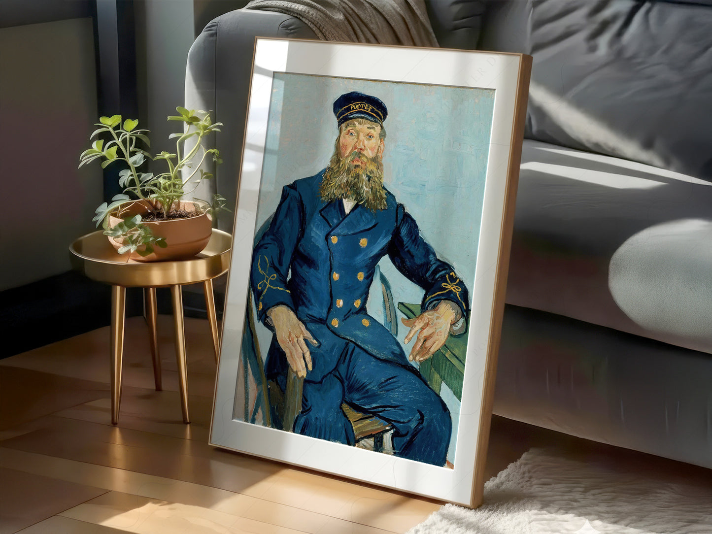 Van Gogh, The Postman Portrait