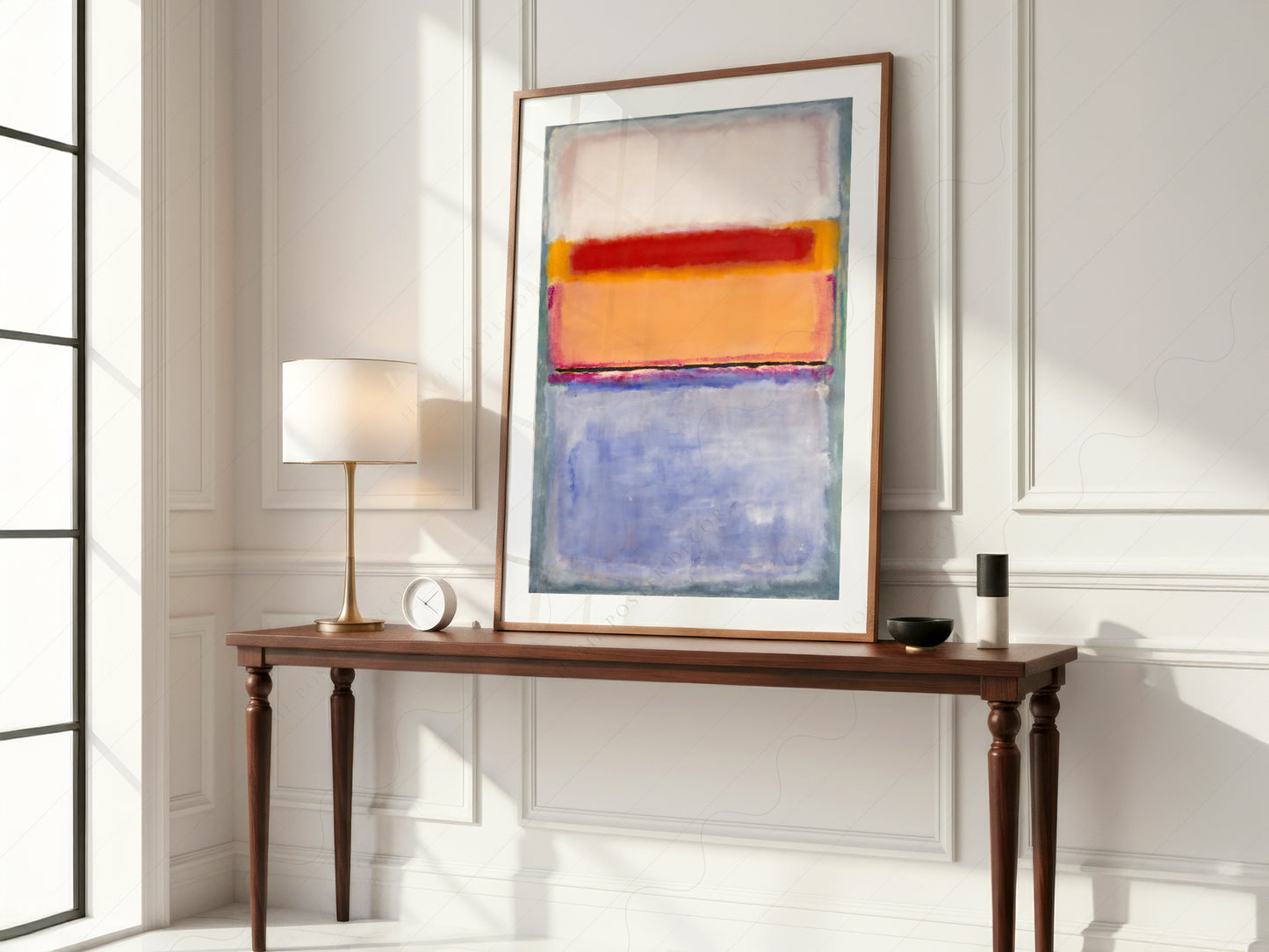 Mark Rothko Untitled Color Field print on 100% Cotton Matte Paper – texture detail