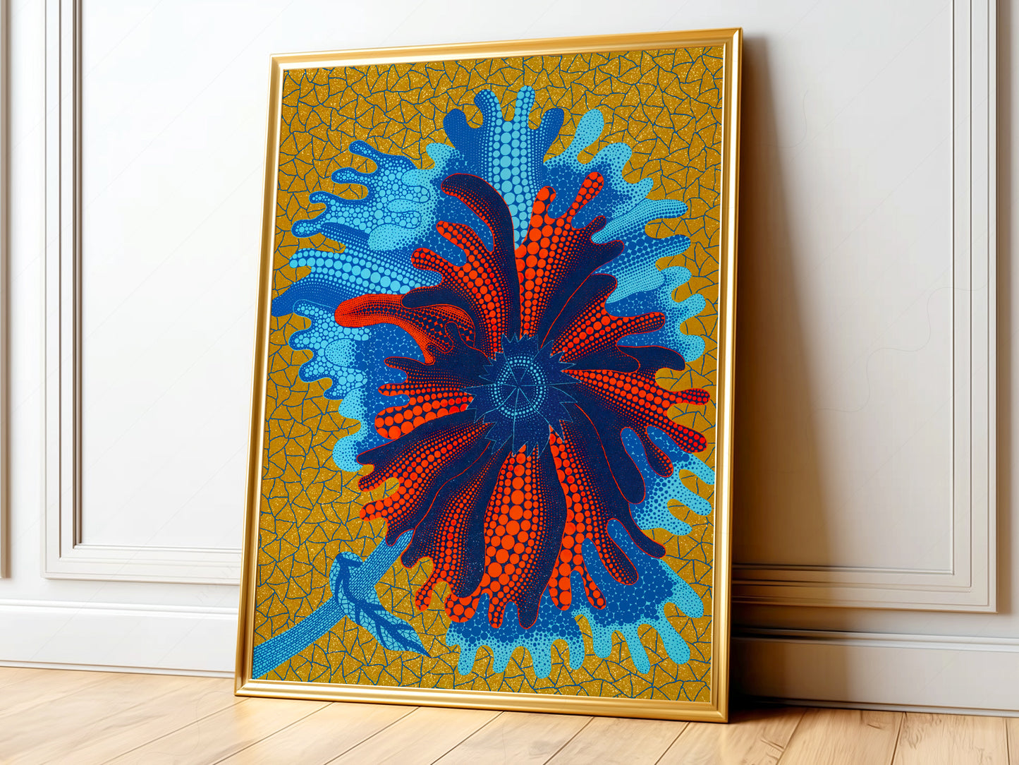 Yayoi Kusama Print, Flower Art