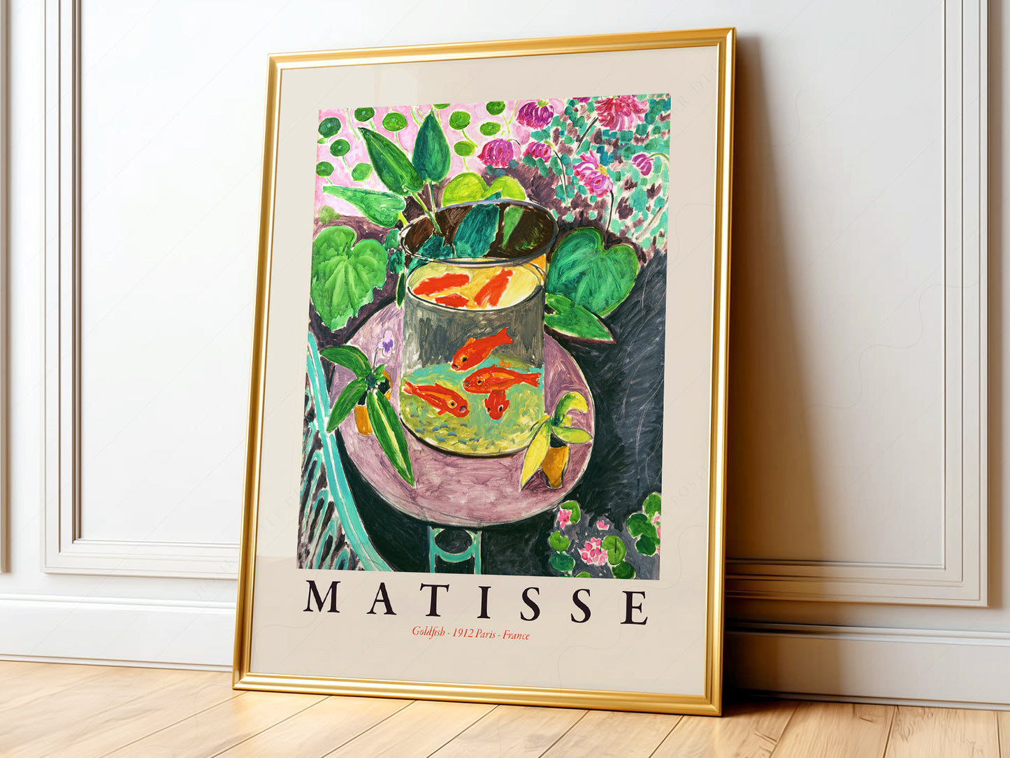 Henri Matisse, Goldfish Print, Famous Painting