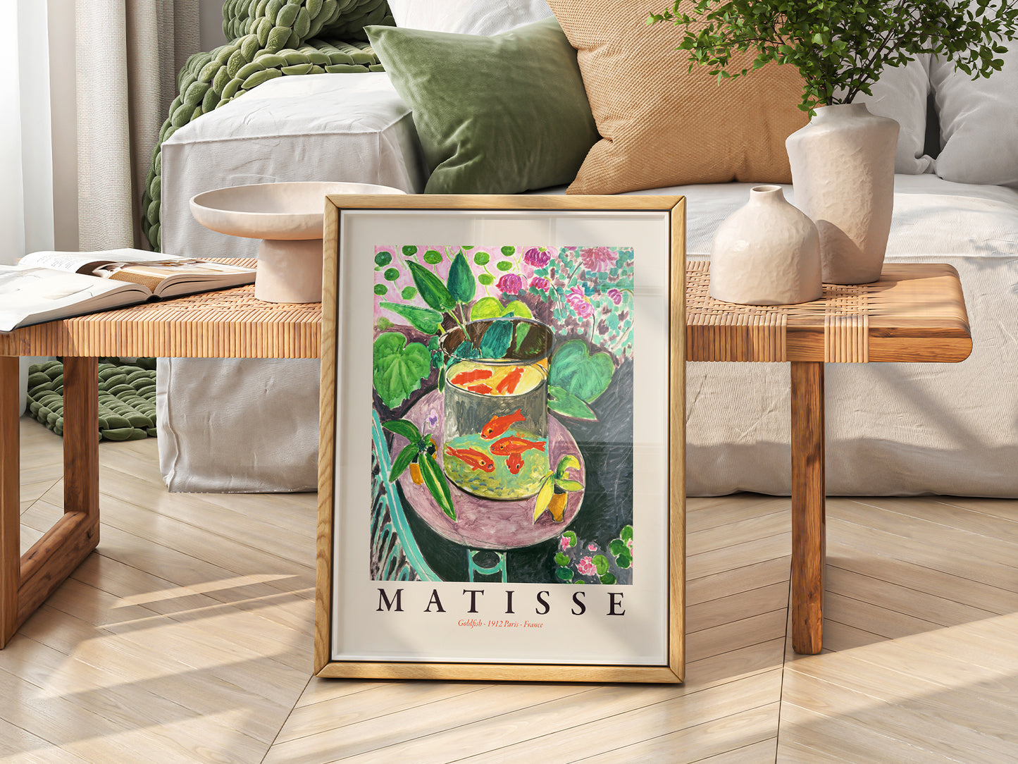 Henri Matisse, Goldfish Print, Famous Painting