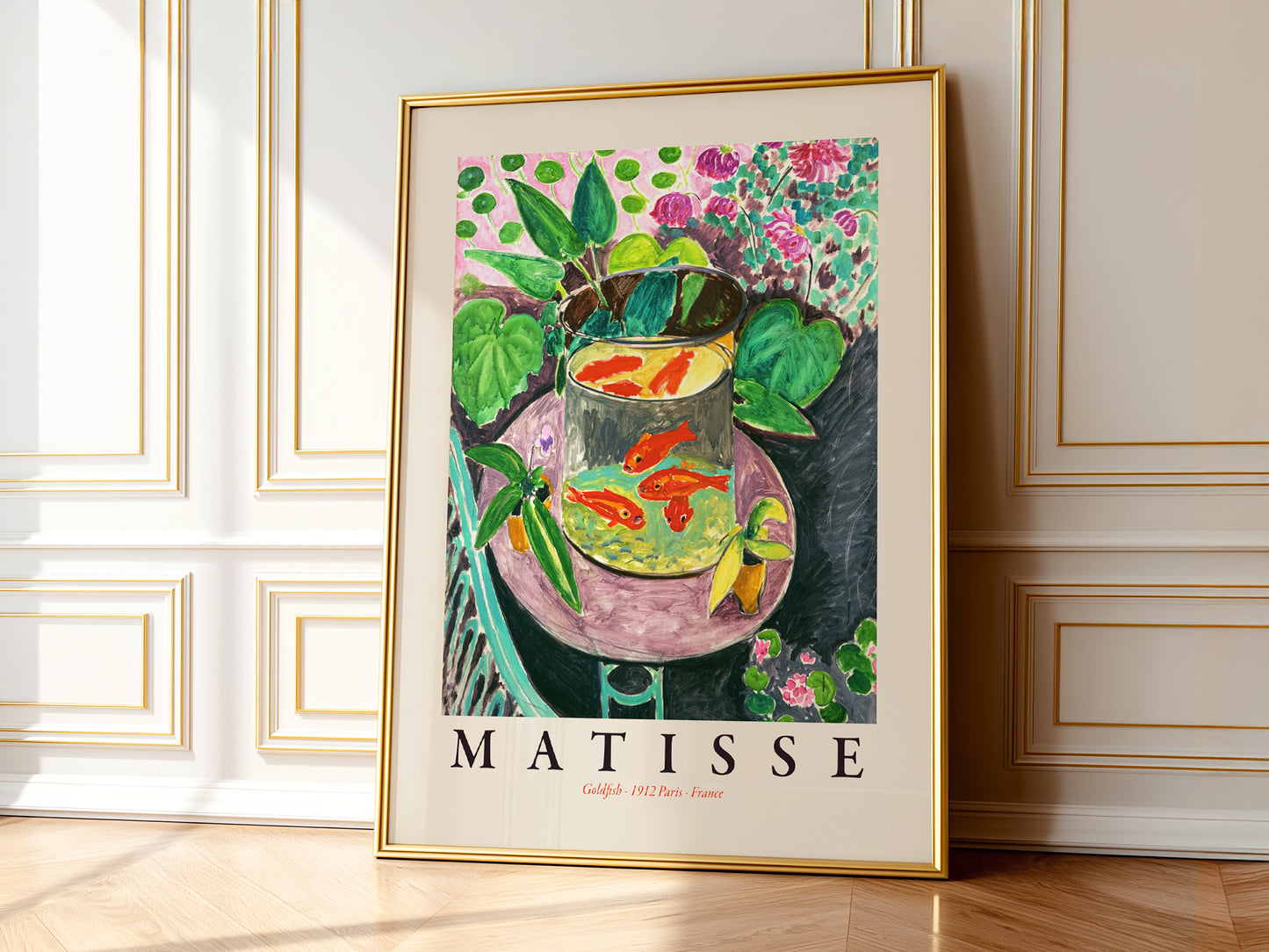 Henri Matisse, Goldfish Print, Famous Painting
